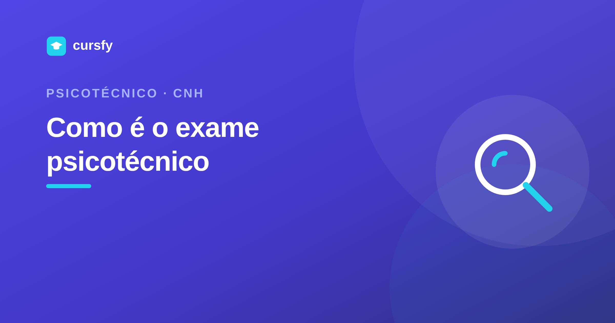 Ilustração do artigo Como é o exame psicotécnico na prática, da Cursfy