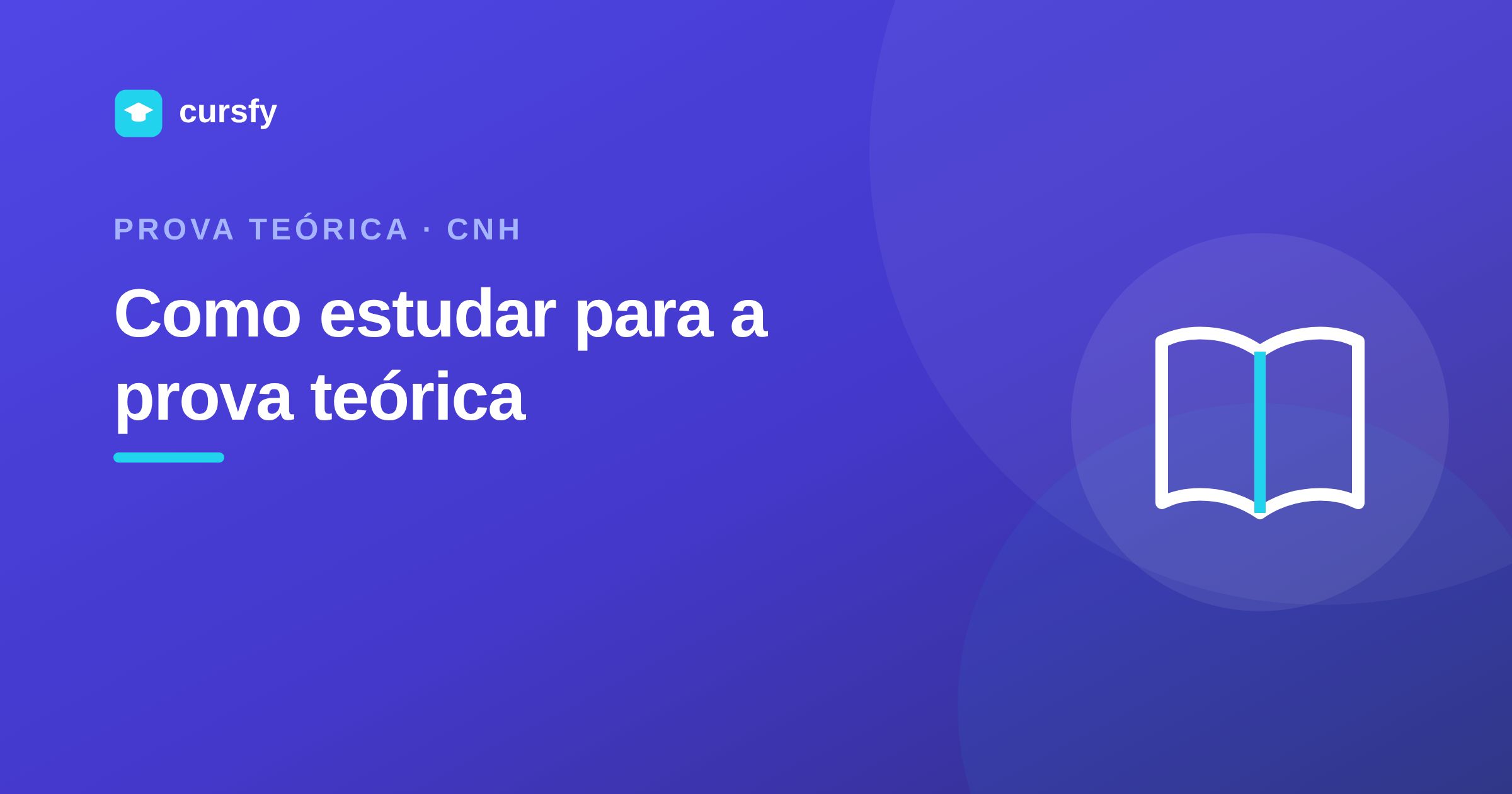 Ilustração do artigo Como estudar para a prova teórica da CNH, da Cursfy