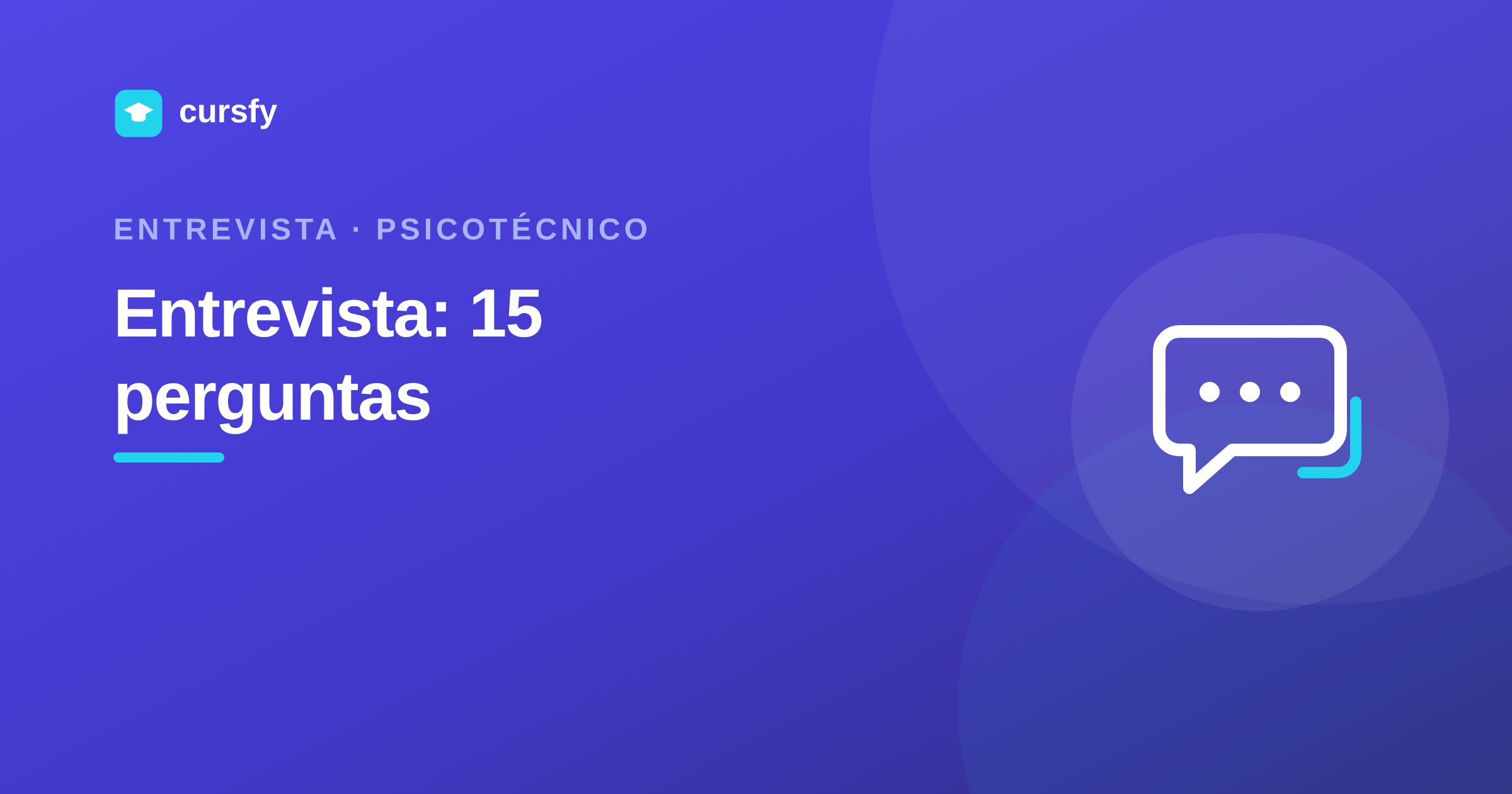 Ilustração do artigo Entrevista do psicotécnico: perguntas e como responder, da Cursfy