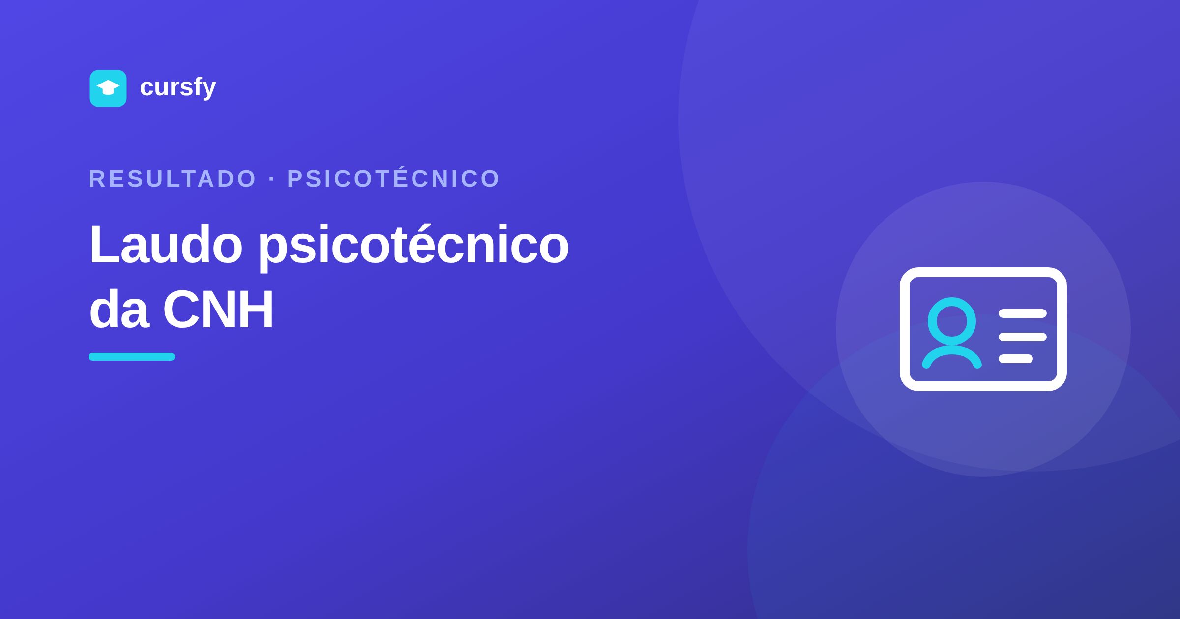 Ilustração do artigo Laudo psicotécnico da CNH, da Cursfy