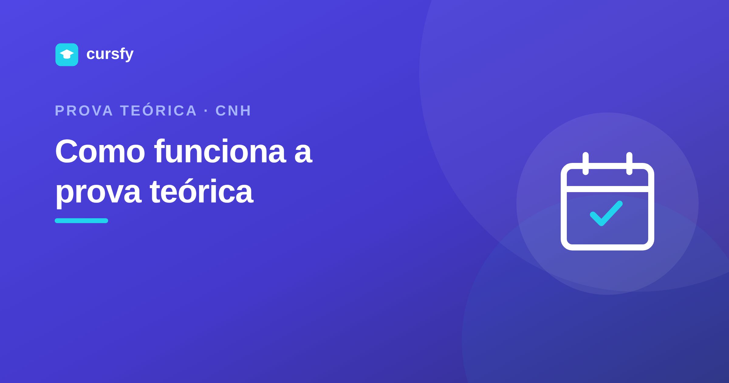 Ilustração do artigo Como funciona a prova teórica do Detran, da Cursfy