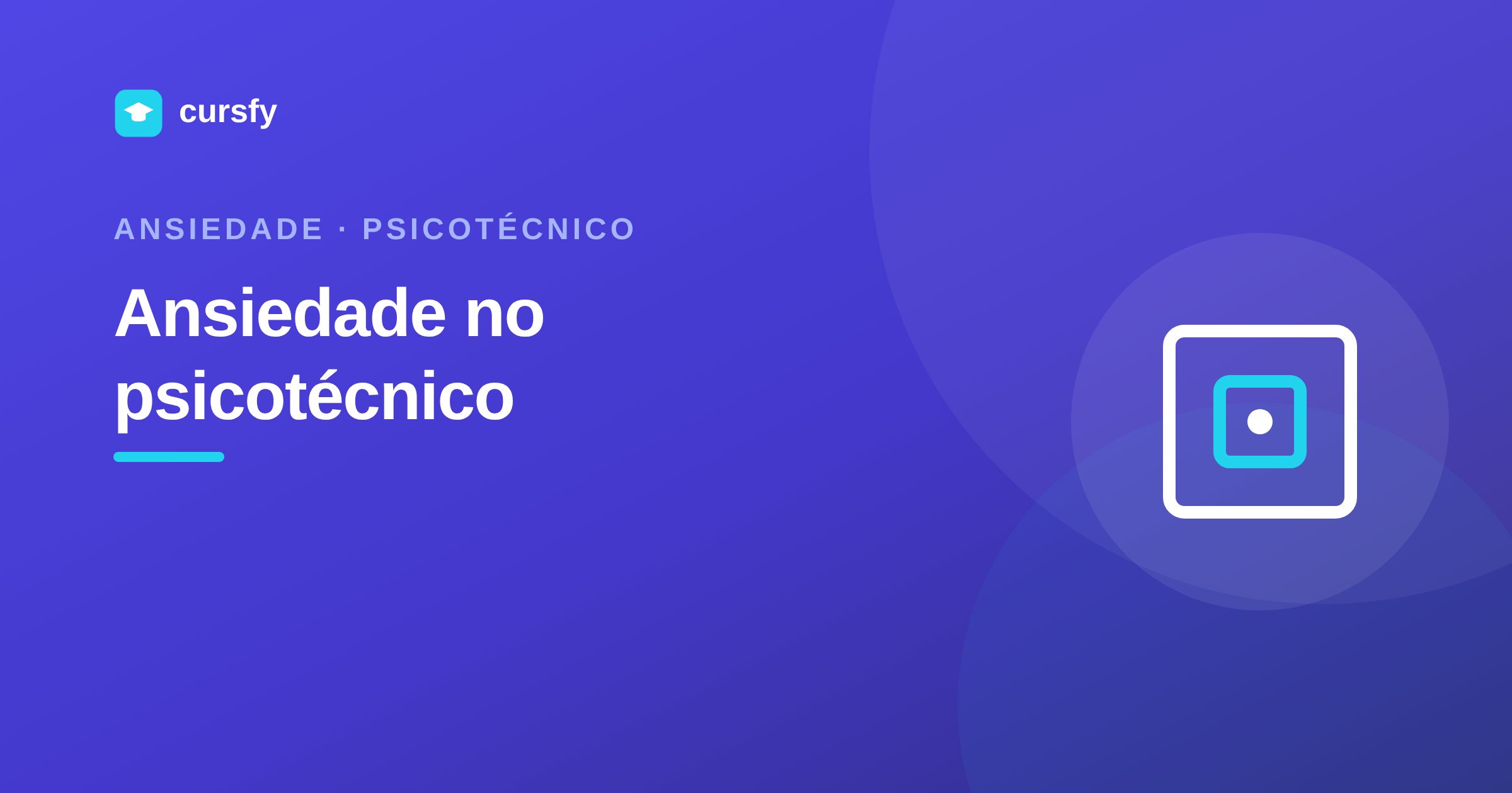 Ilustração do artigo Ansiedade no psicotécnico: como controlar o nervosismo, da Cursfy