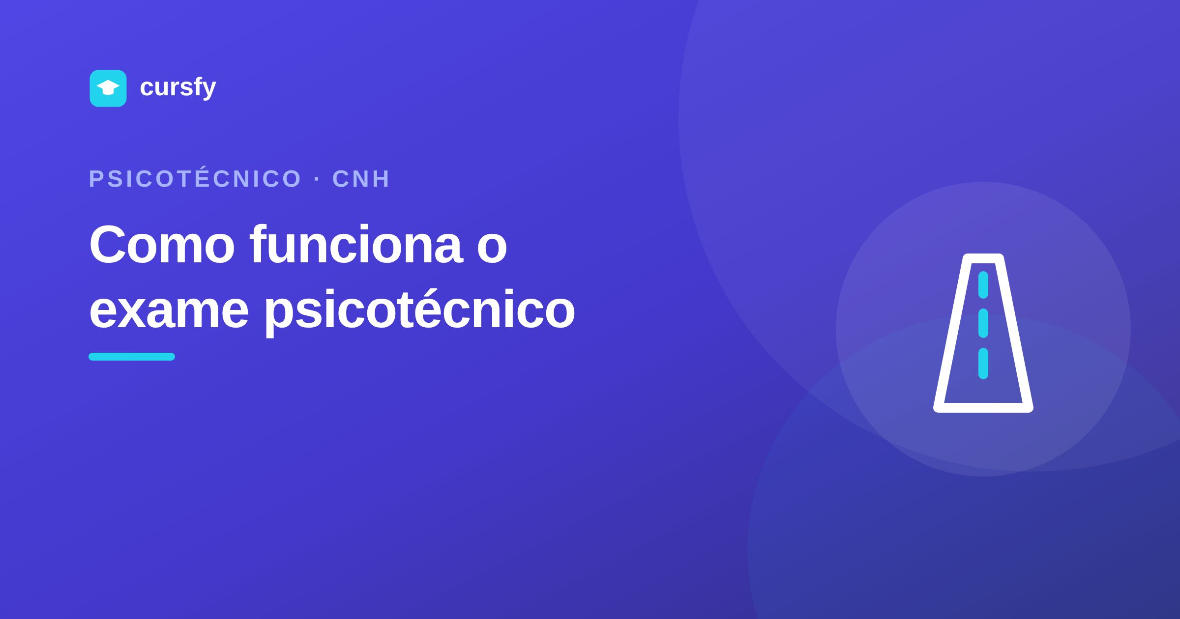 Ilustração do artigo Como funciona o exame psicotécnico da CNH, da Cursfy