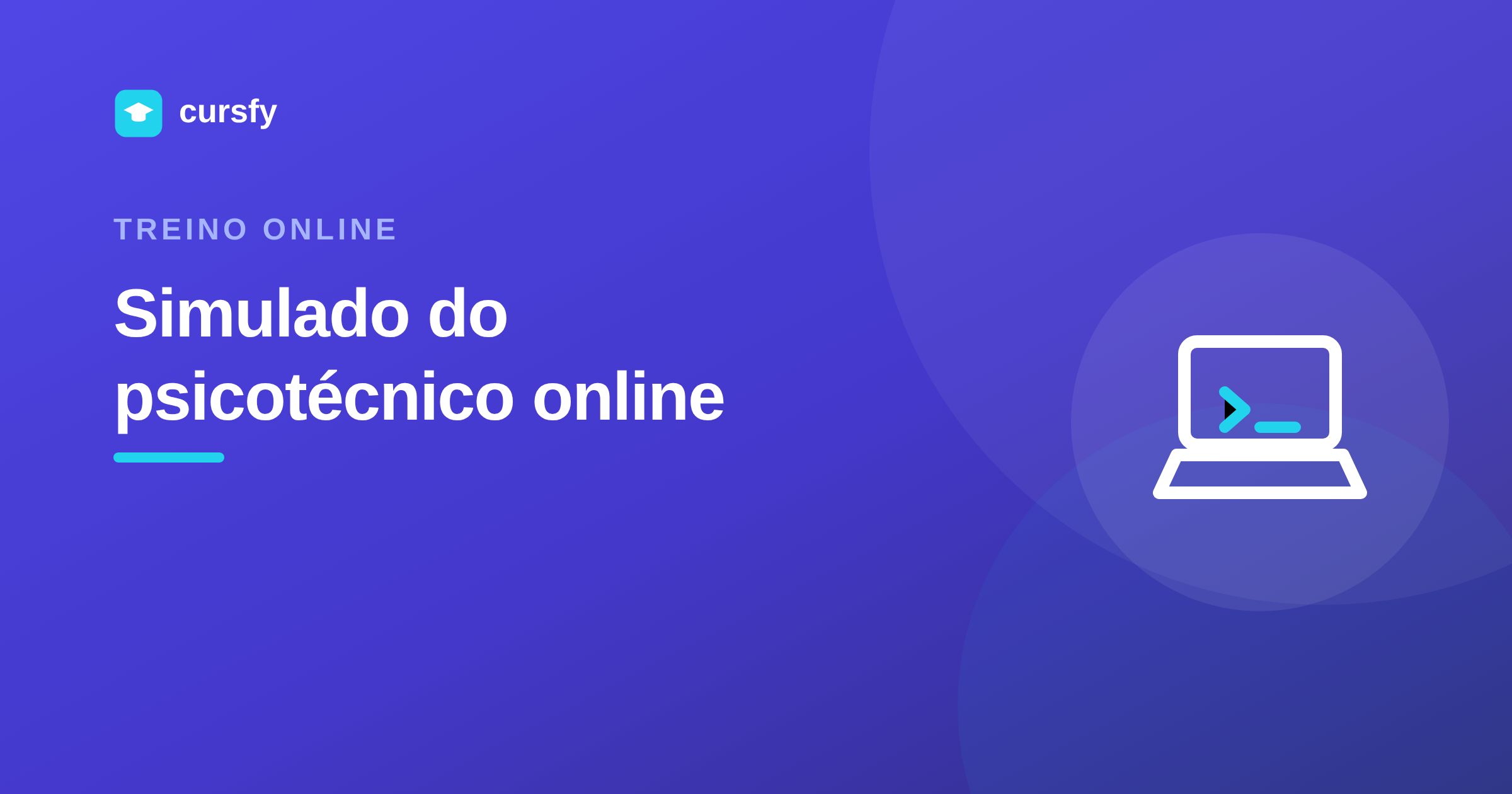 Ilustração do artigo Simulado do psicotécnico online, da Cursfy