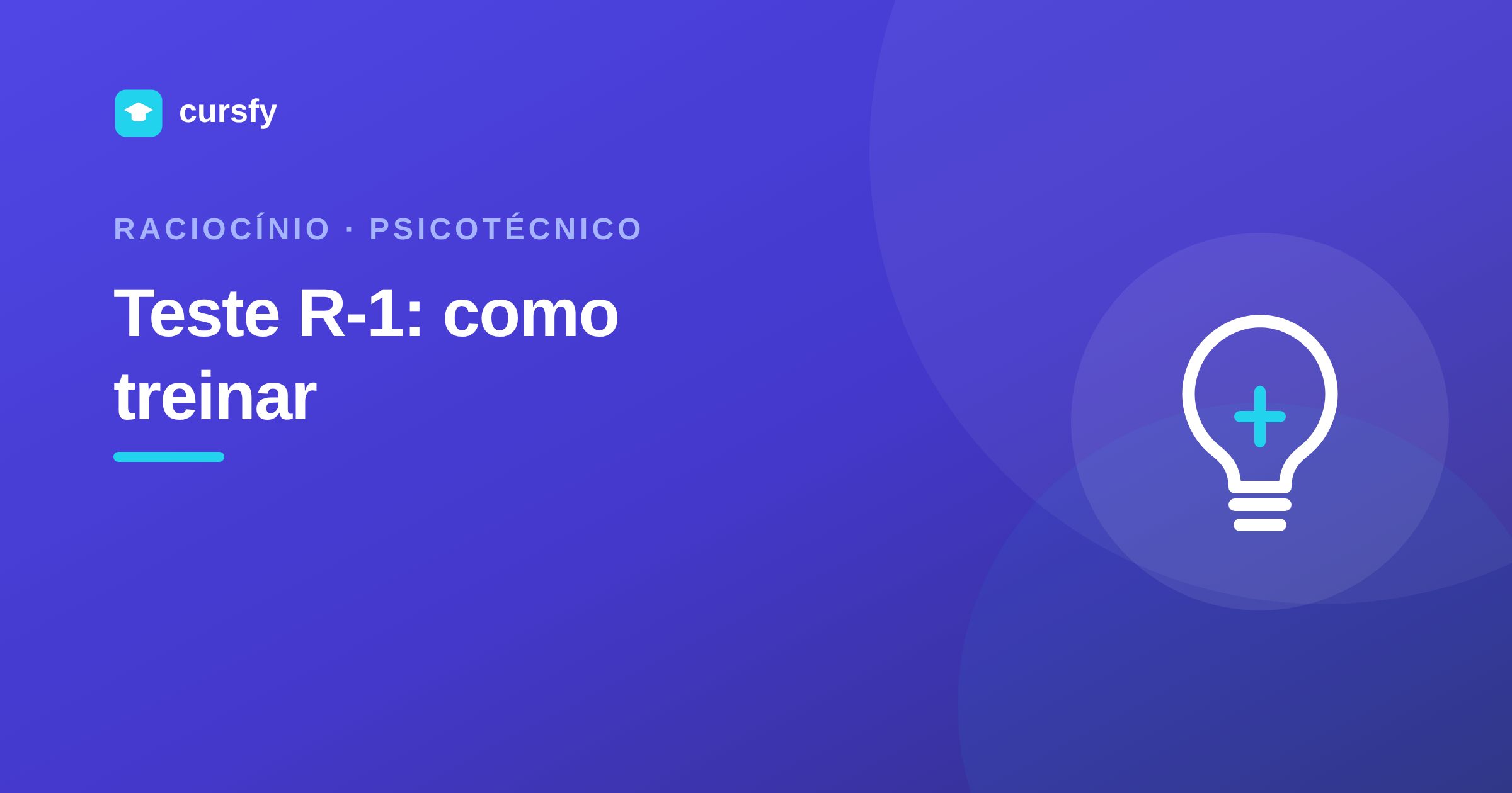 Ilustração do artigo Teste R-1 do psicotécnico, da Cursfy